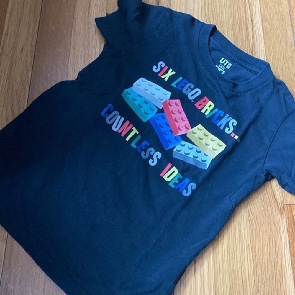 Kids Uniqlo Lego collaboration 5-6 years gently used.